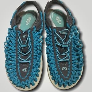 KEEN UNEEK Women Blue Shoes Sandals 8.5